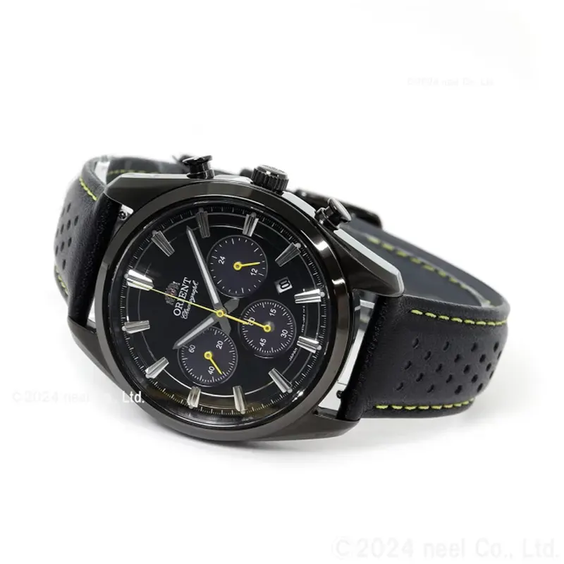 Orient Contemporary Solar Limited Edition Black Dial Men's Watch- RN-TX0307B